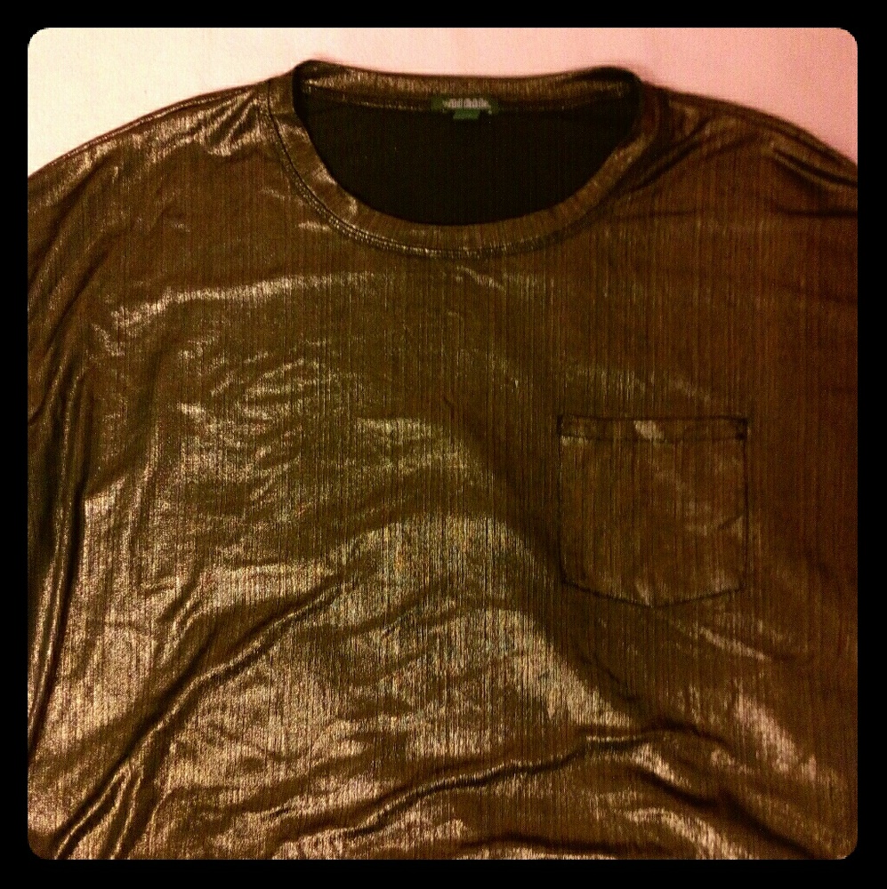 Metallic crop top